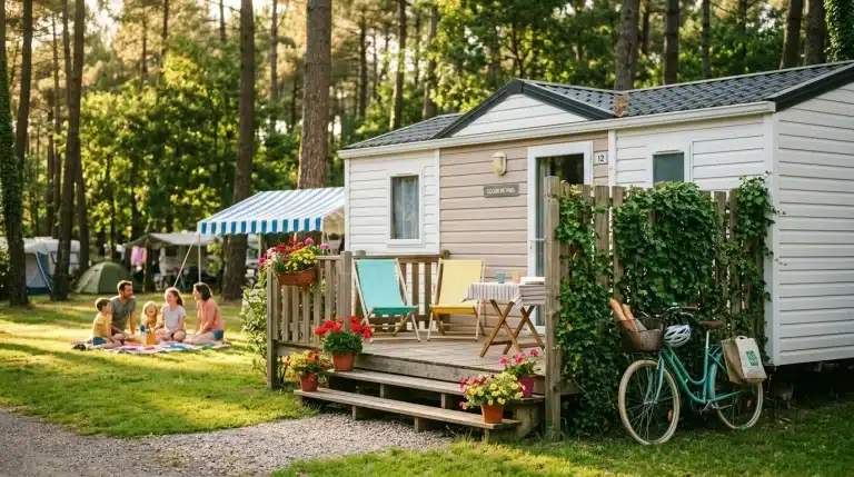 Camping pas cher à La Roche-sur-Yon : mobil home et locations à proximité